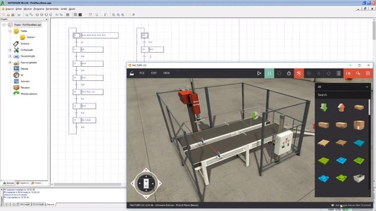 Factory I/O + Automgen