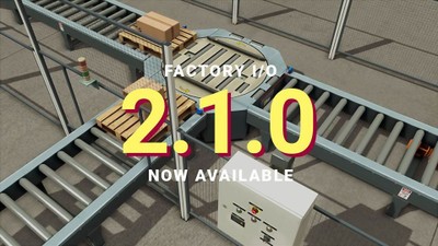 Get a free update to Factory I/O 2.1!