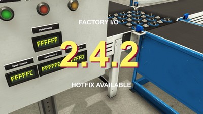 Factory I/O 2.4.2 hotfix available