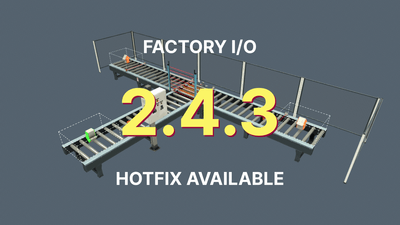 Factory I/O 2.4.3 hotfix available