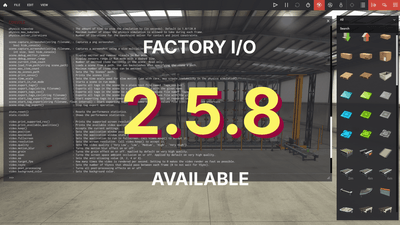 Factory I/O 2.5.8 maintenance release